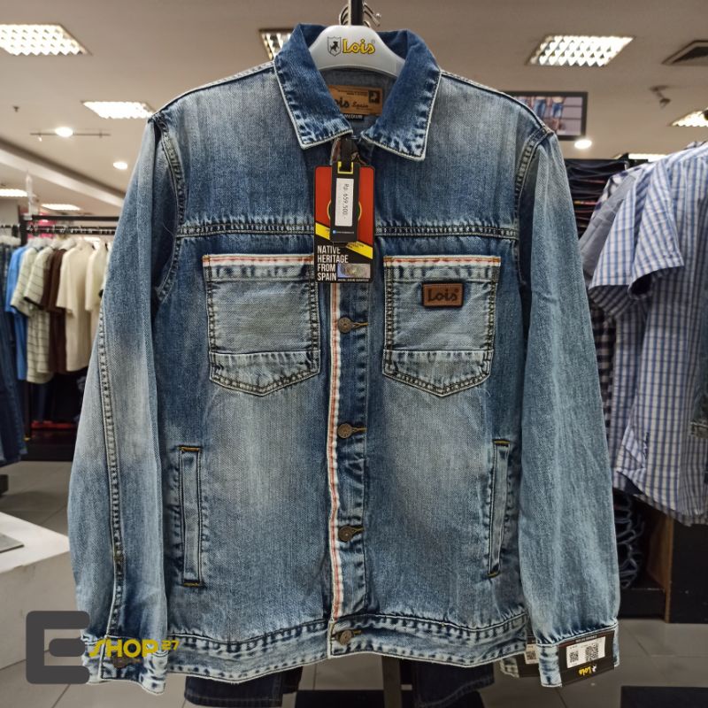 jaket jeans pria brand LOIS ORIGINAL - MJF135SV