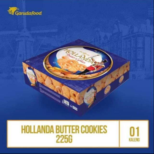 Hollanda Butter Cookies 225 Gram