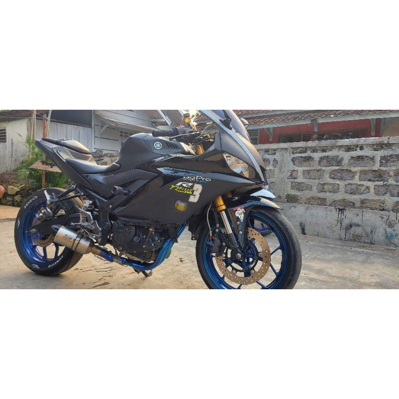Yamaha MT25 / R25 — Header Underbelly · Blue — foto 3