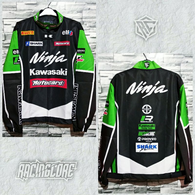 JAKET TOURING PRIA KAWASAKI NINJA JAKET SUNMORI JAKET KAWASAKI JAKET NINJA