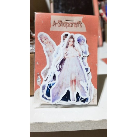 

Stiker murah design anime girl Fantasy girls anime cute kawai aesthetic tahan air stiker laptop/handphone/scrapbook/buku jurnal
