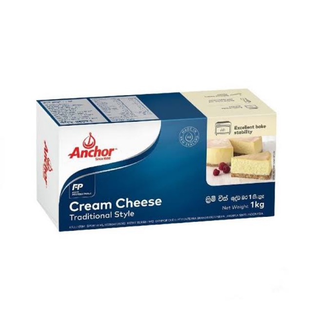 

Anchor cream cheese 1 kg gosend only