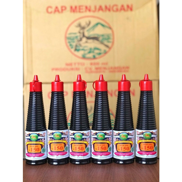 

Kecap Asin Cap Menjangan No 150/140 ml
