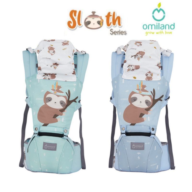 Gendongan Hipseat Omiland Sloth Series