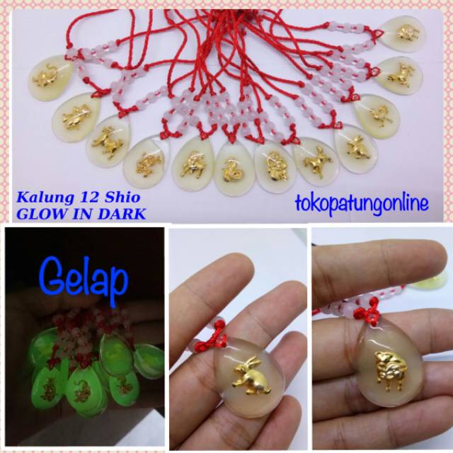 Kalung Shio Glow In Dark