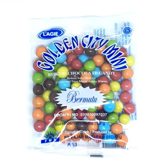 

Lagie Golden City Mini Warna 6 Sachet Kemasan 50gr