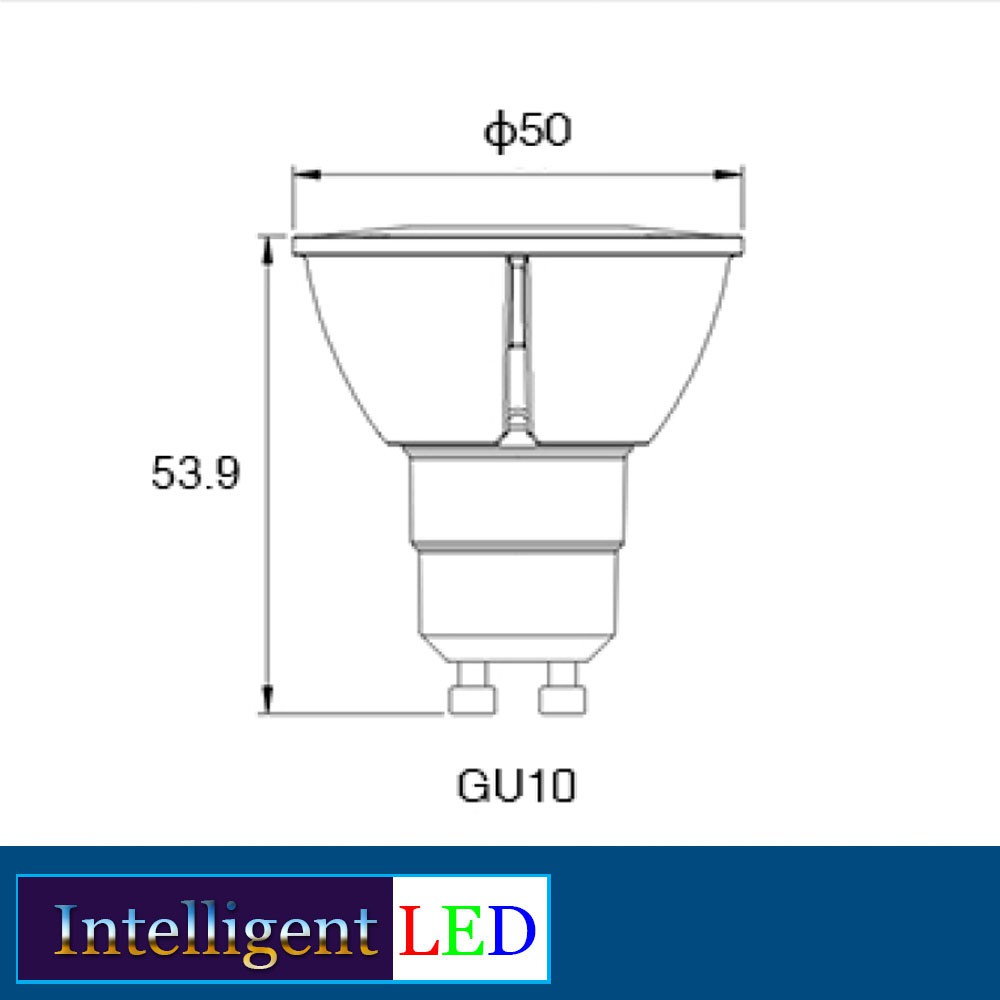 LED Spotlight 6.5W GU10 AC220V 90Ra 5.000K 650lm Dimmable