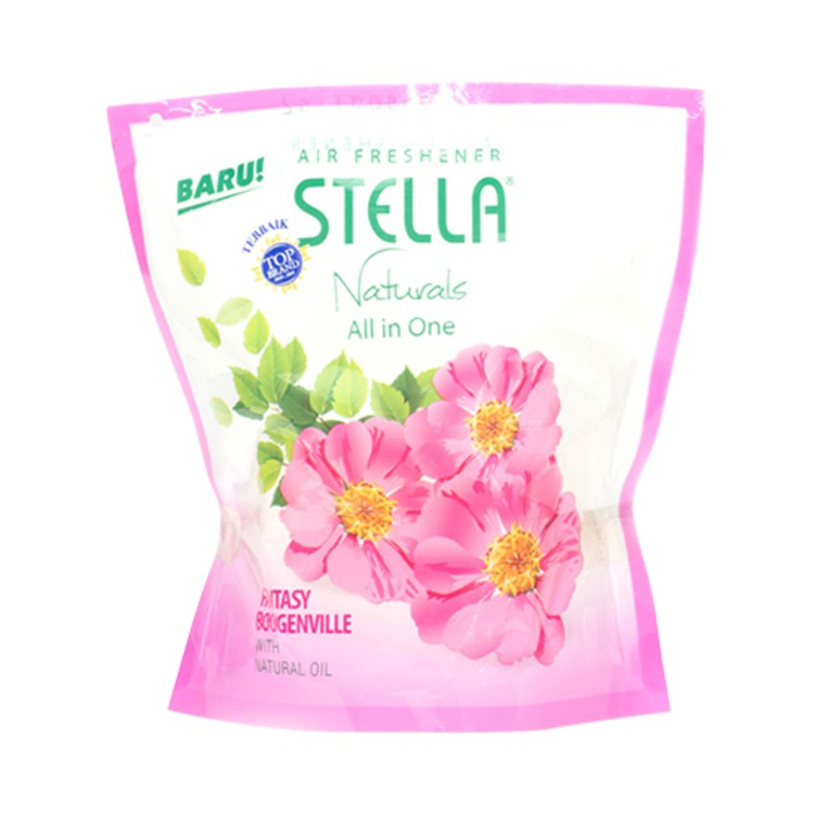 Stella All in One 42 gr + 13gr (Kemasan Baru isi 55gr - Extra isi 30%)  Pengharum Ruangan Stela gantung pewangi