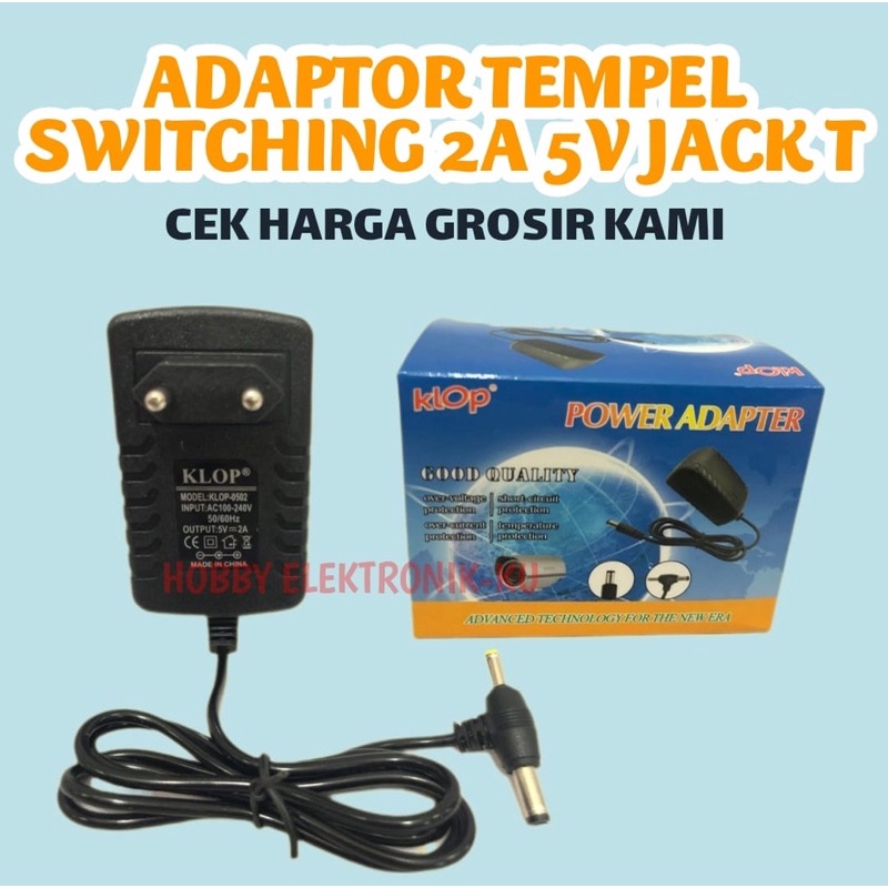 ADAPTOR TEMPEL SWITCHING 2A 5V JACK T