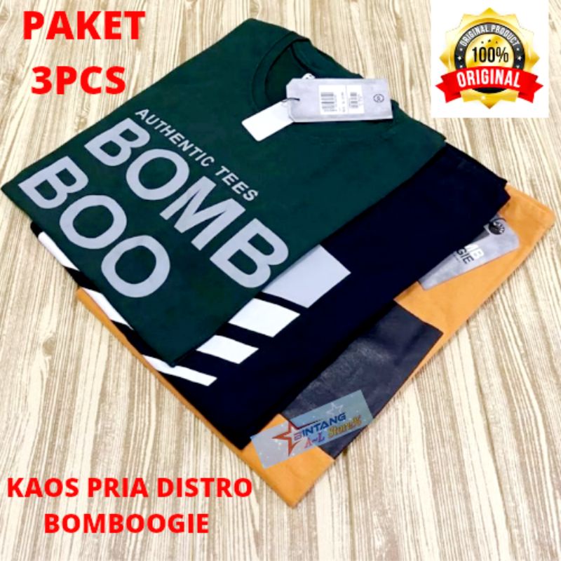 3 Pcs 100rb Kaos Bombogie pria 100 3pcs | kaos pria distro bandung | kaos bombogie pria terbaru | Kaos T-Shirt distro pria asli bandung murah bahan tebal | Kaos pria dewasa 3 pcs 100 | T Shirt Pria Casual Preimum | kaos pria keren