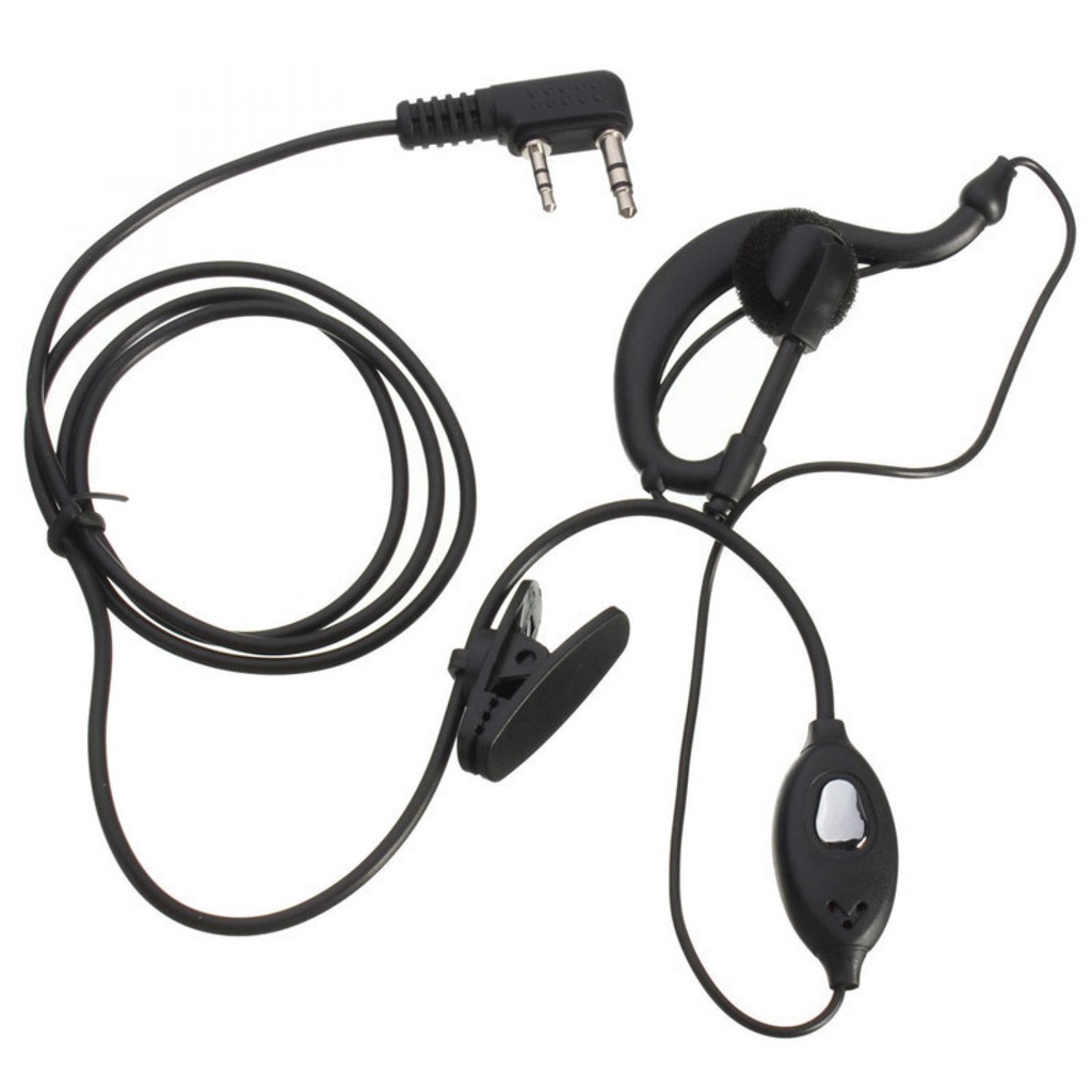 Earphone Walkie Talkie BAOFENG BF 888S UV-5R UV3R UV-5RE UV-6R UV-82 HEADSET HT BAO FENG BF-888S - COD