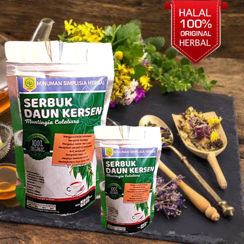 

Simplisia Herbal Serbuk Daun Kersen untuk diabetes