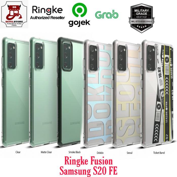 Case Samsung S20 FE Ringke Fusion Original Casing Samsung S20 FE