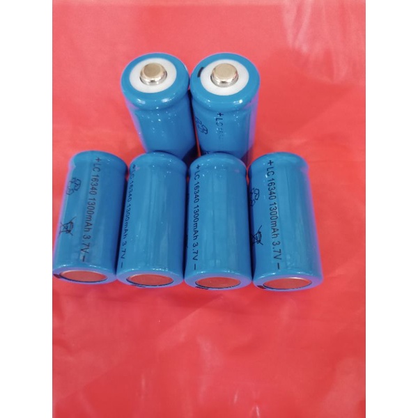 baterai CAS CR123 3.7V Li-ion SHUANGDI 3000mAh