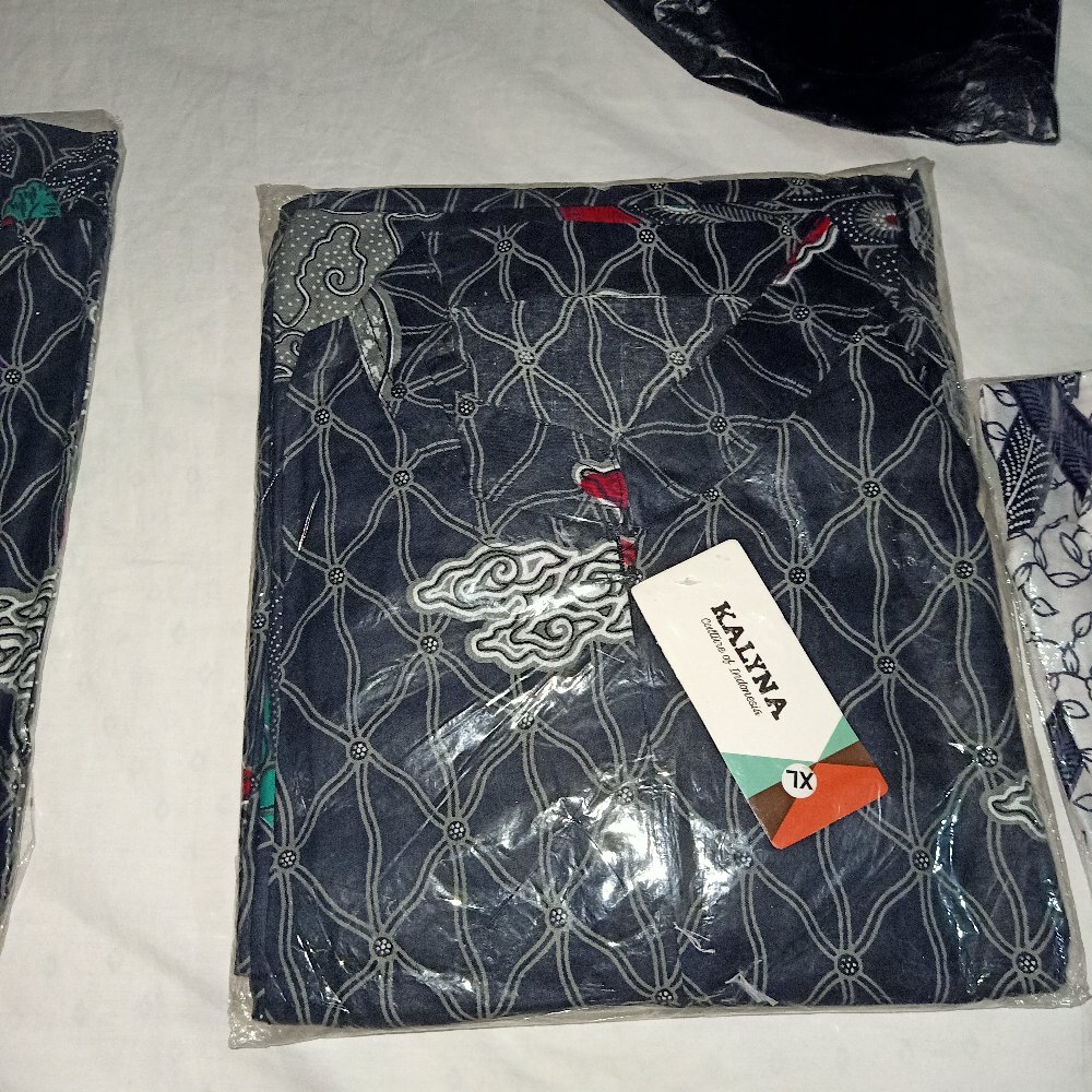 Baju Batik Couple Gamis Jumbo Murah Pasangan Modern Muslim  | Klyn - 041 Cg Mega Merak Coklat