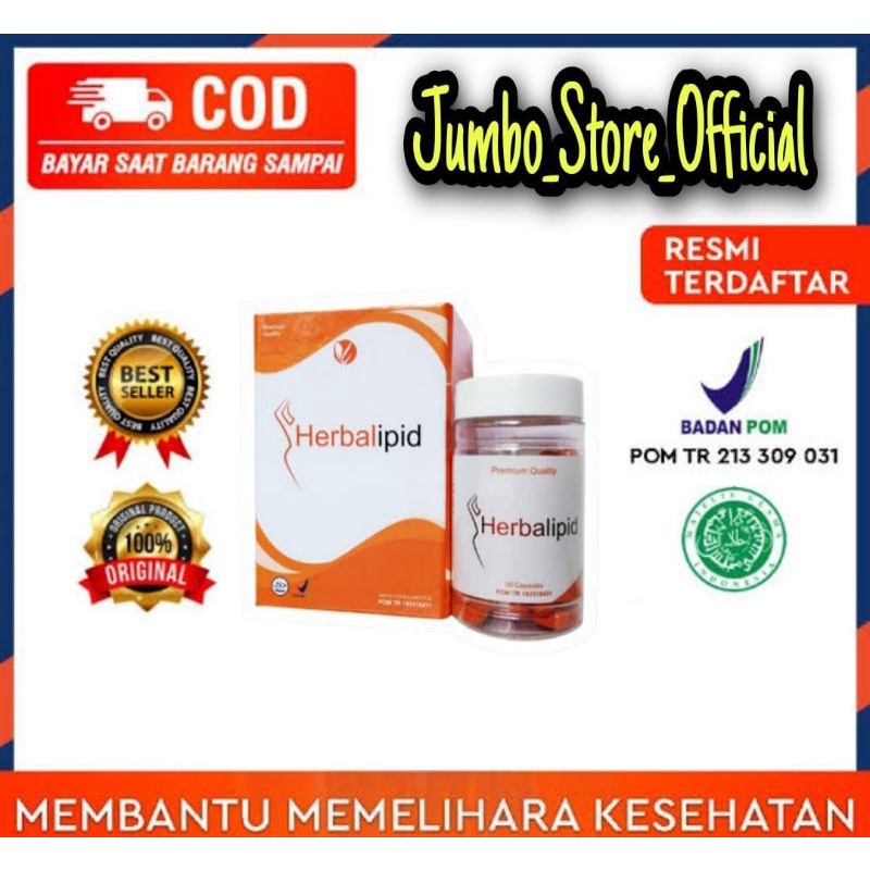 Herbalipid Slimming Bpom & Halal Original Obat Pelangsing Badan Tubuh