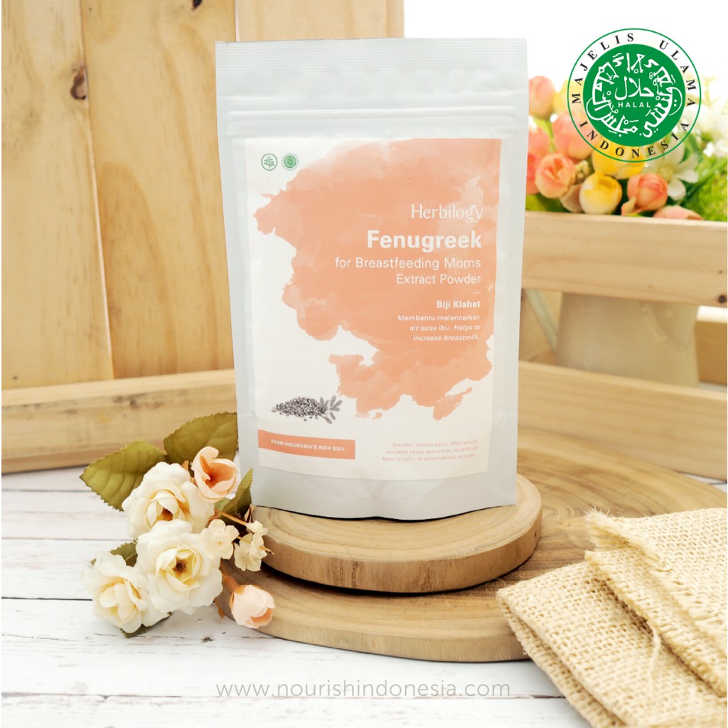 Herbilogy Fenugreek Biji Klabet Extract Powder 100 Gr Shopee Indonesia