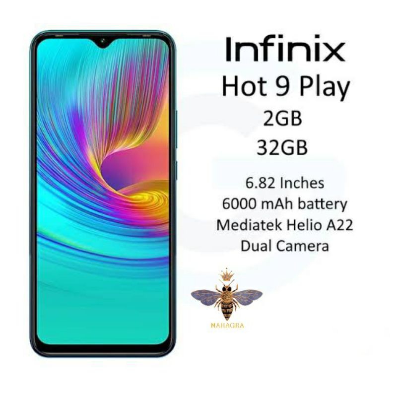 INFINIX HOT 9 PLAY 2/32Gb Garansi Resmi 1 Tahun