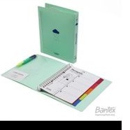 

Binder campus A5 20 ring loose leaf woman in rain