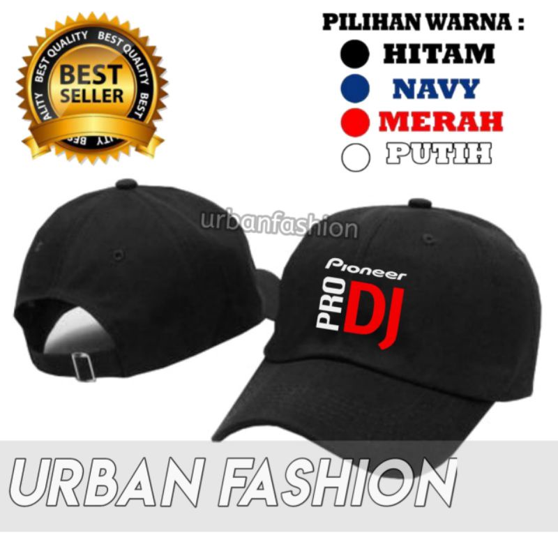 BERKUALITAS  Topi Baseball PRO DJ PIONEER MURAH KEREN PRIA & WANITA DISTRO