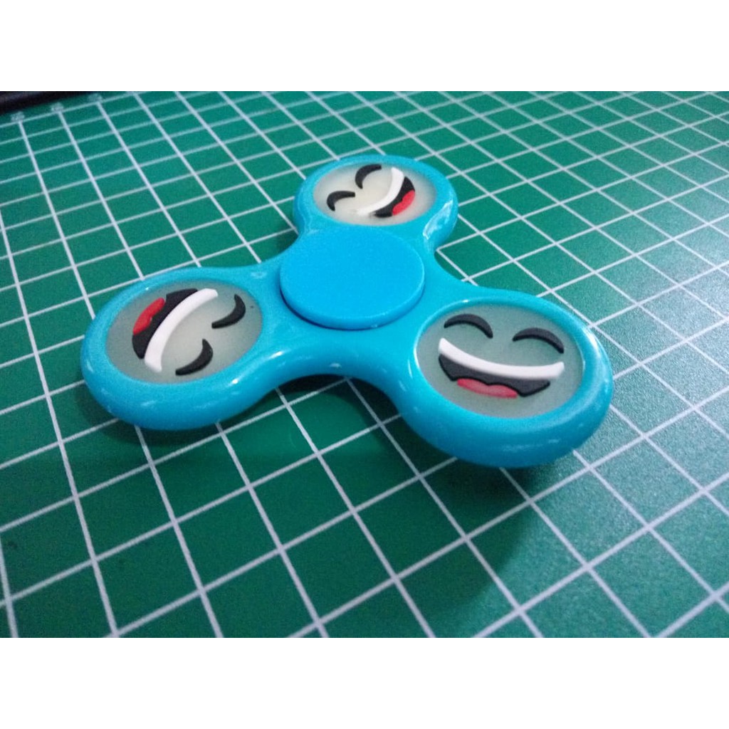 SPINNER SMILE GLOW - BLUE