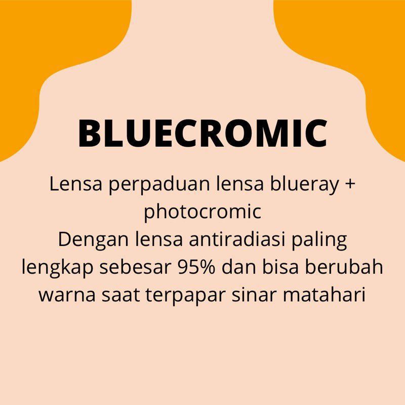 0KACAMATA 2733 (muka lecil) Kacamata lensa Bluecromic | Kacamata photocromic | Kacamata minus | frame minus antiradiasi | GRATIS MINUS DAN SILINDER