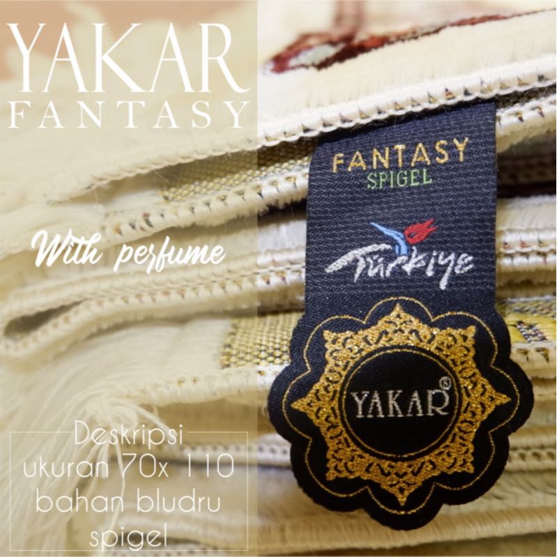Sajadah Turki Yakar sajadah wangi parfum premiumTebal Original