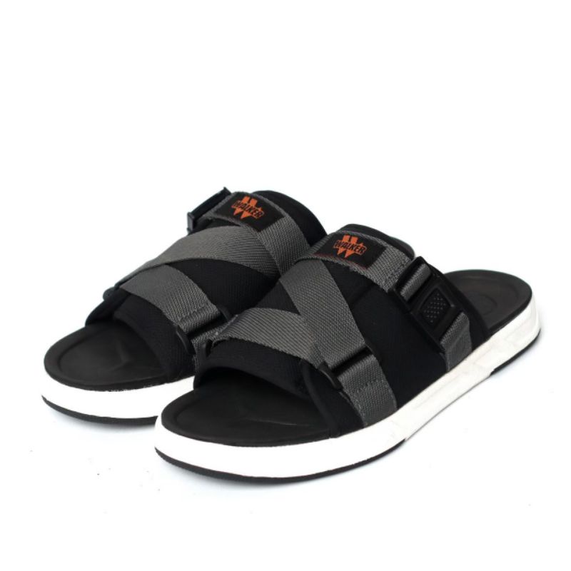 XSOESBDG.ID X WILIS Sandal Casual Pria Slide Kekinian Anti Slip Original Distro Ringan Pantai