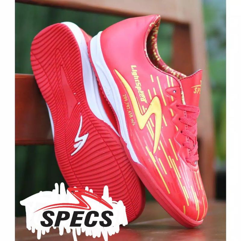 BEST SELLER SEPATU FUTSAL SPECS LIGHTSPEED II MK RED FG
