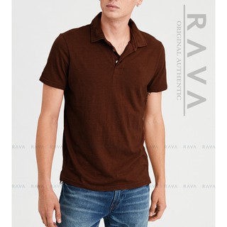 RAVA Baju Kaos  Kerah  Henley Kancing Polos Model Polo 