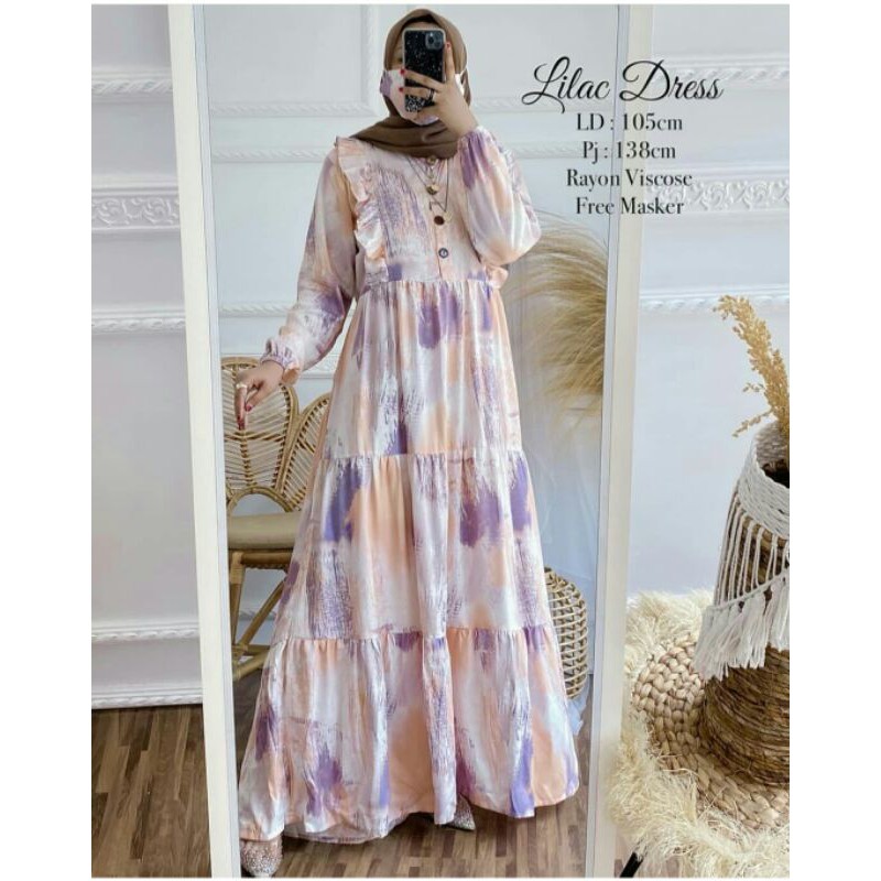 Lilack Dress,  Atala dress, Batan dress