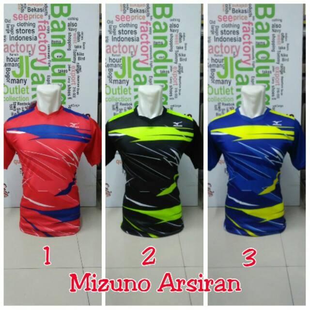 Atasan baju volly mizuno