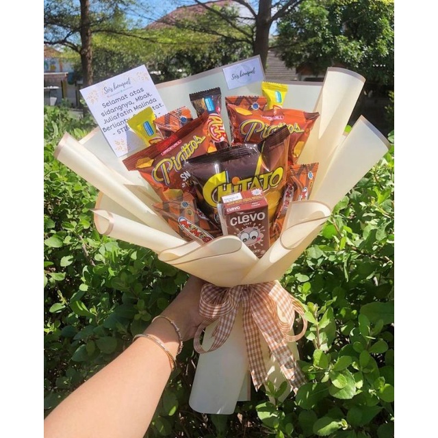 

buket Snack untuk ulang tahun