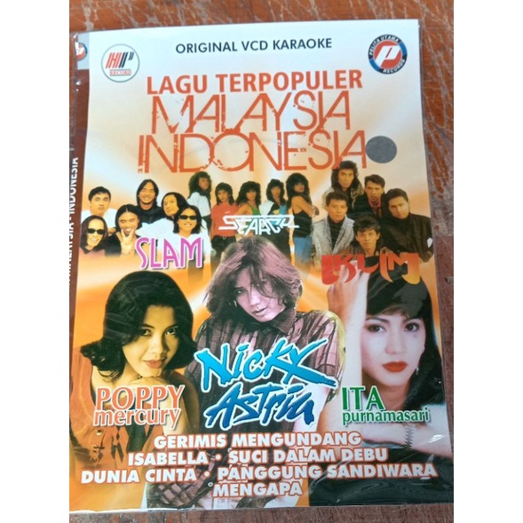 kaset vcd original lagu terpopuler Malaysia indonesia