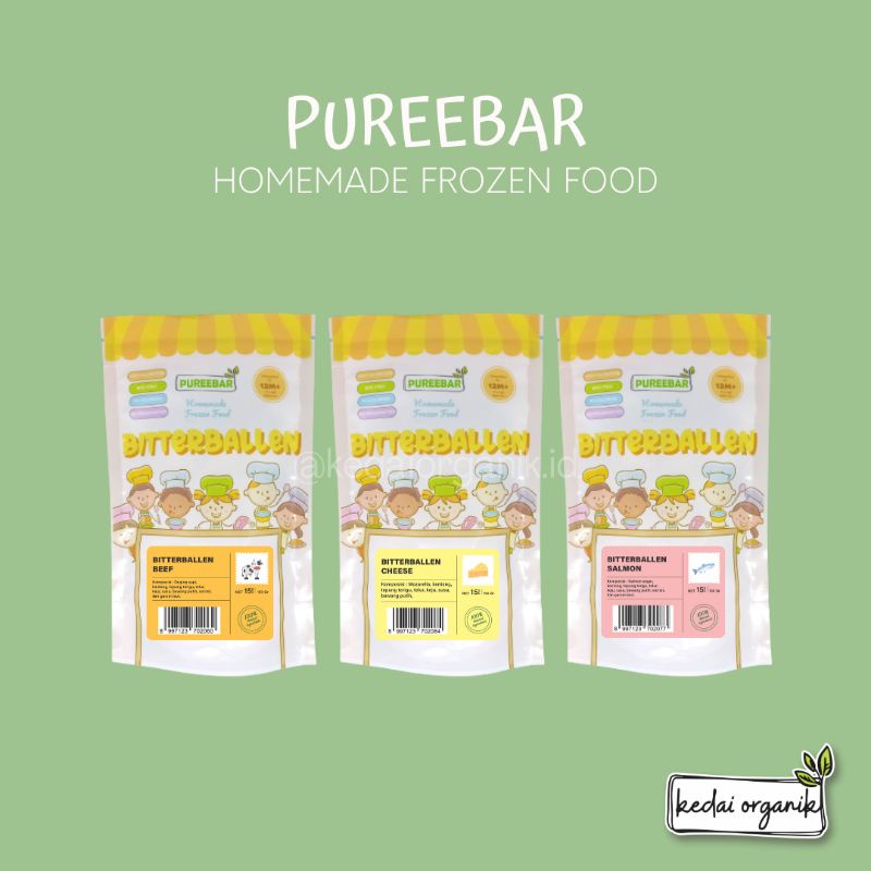 

Pureebar Homemade Frozen Food Bitterballen 150gr / Pureebar Bitterballen Mpasi Sehat / Bitterballen Anak Non Msg Non Pengawet Non Pewarna