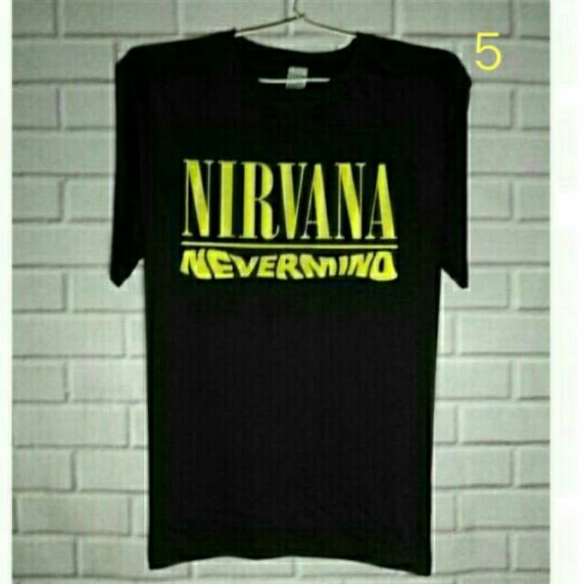 Kaos Musik Nirvana Kurt Cobain