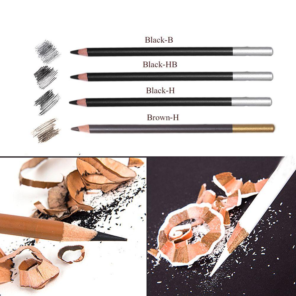 R-flower 2pcs / Set Pensil Arang Bisa Dihapus Tidak Beracun Untuk Menggambar / Menulis