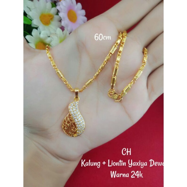 ANTI KARAT KALUNG LIONTIN LAPIS EMAS 24K