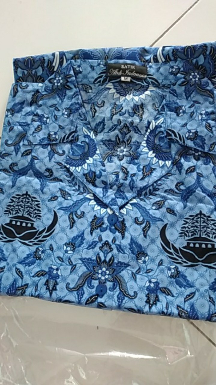 Seragam Katun Wanita Batik Korpri Pgri Kopri Dinas Pns Panjang