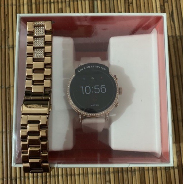 Bundling FTW6015 with stainless steel blink strap FTW6011 Fossil Gen 4 Smartwatch