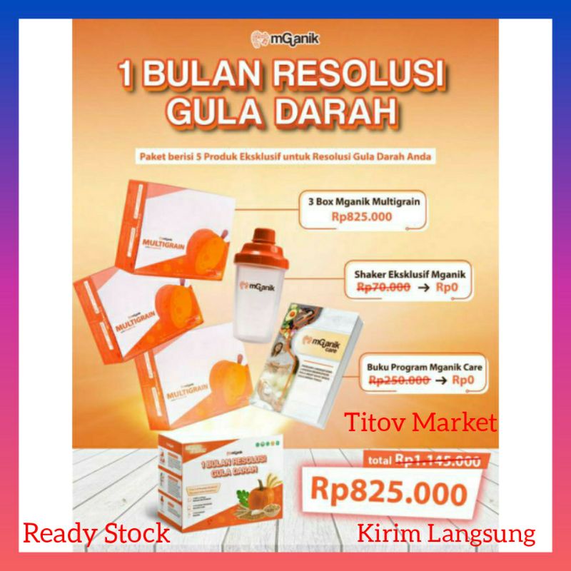 

(3BOX) MGANIK MINUMAN SEREAL DIABETES HIPERTENSI M GANIK - BUKU PANDUAN SHAKER