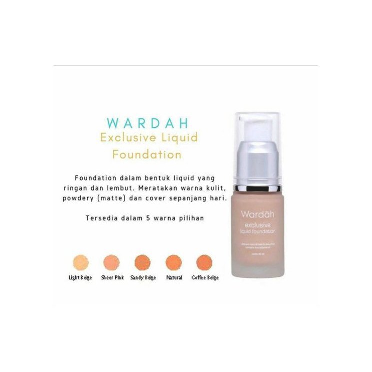 WARDAH EXCLUSIVE Liquid Foundation