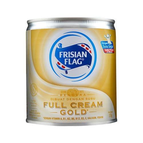 

susu kental bendera frisian flag full krim cream gold kaleng 370