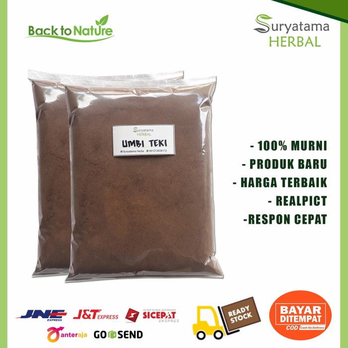 Bubuk Rimpang Teki 500 gram