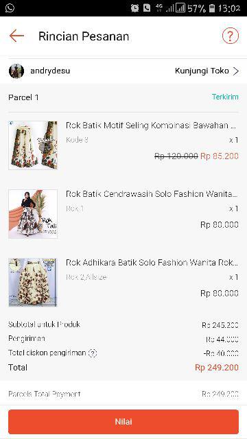 Rok Adhikara Batik Solo Fashion Wanita Rok Batik Modern Bawahan Batik Ori By Svj