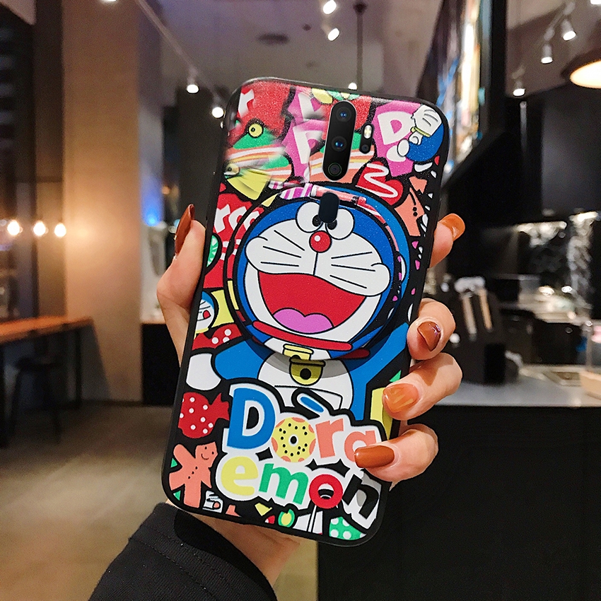 Case Warna Biru Dan Merah Gambar Doraemon Untuk Hp Shopee Indonesia