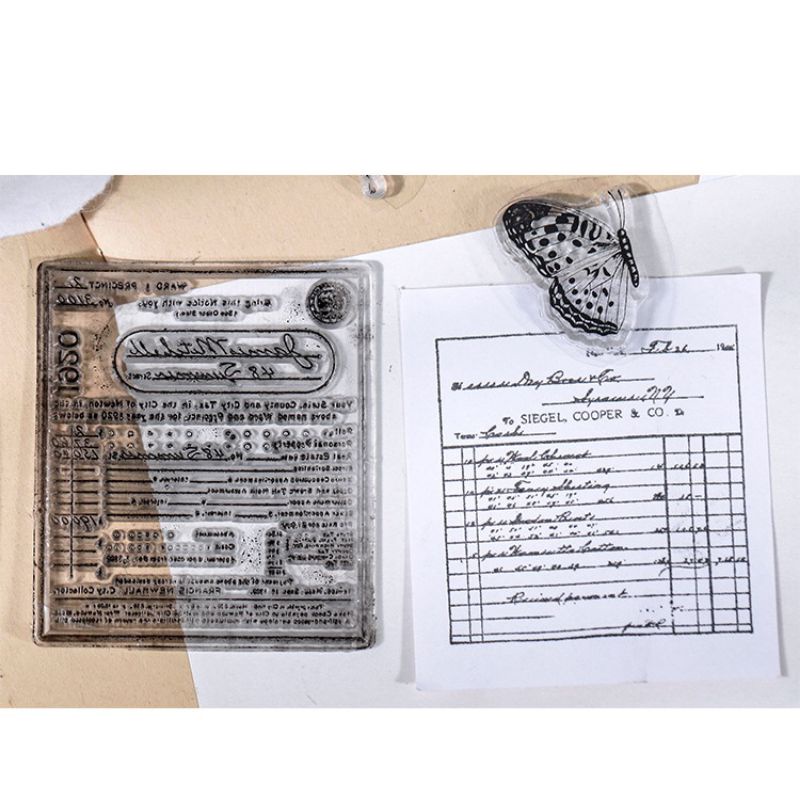 

AYURI - transparent sillicone seal stamp / stempel silikon transparan