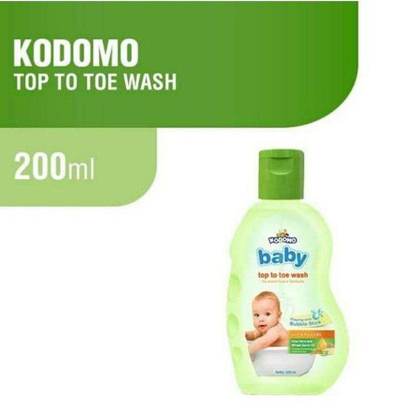 KODOMO Top To Toe Wash 200ml Botol