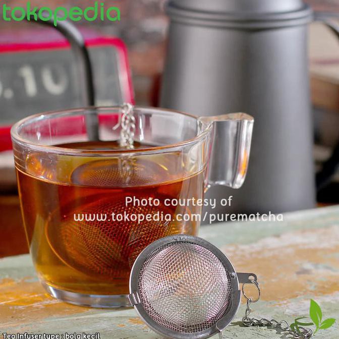 

Saringan Teh Tea Infuser - Aluminium Ball Bola Kecil Penyaring Teh DISKON