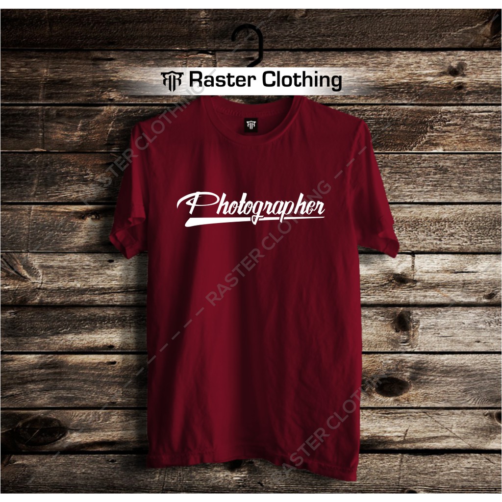 Kaos Tshirt Baju Fotografi Profesi Hobi Fotografer